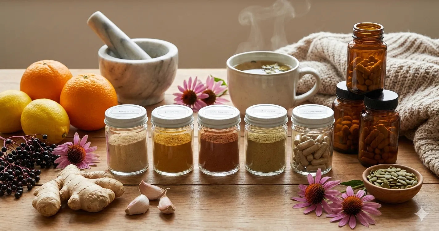 Building Your Immunity Stack: 5-in-1 Immunity + Supporting Supplements