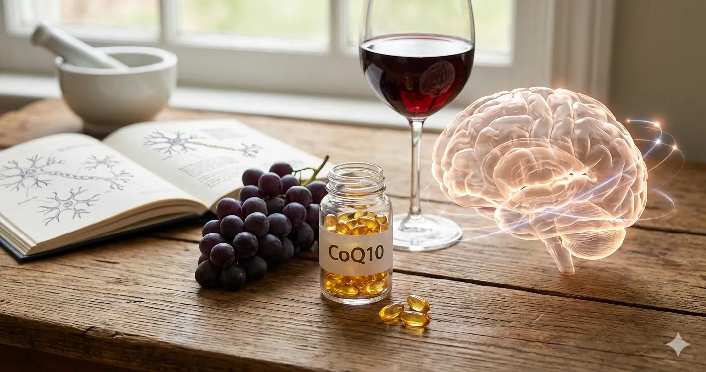Brain and Cognitive Support: The Neuroprotective Power of CoQ10 and Resveratrol Together