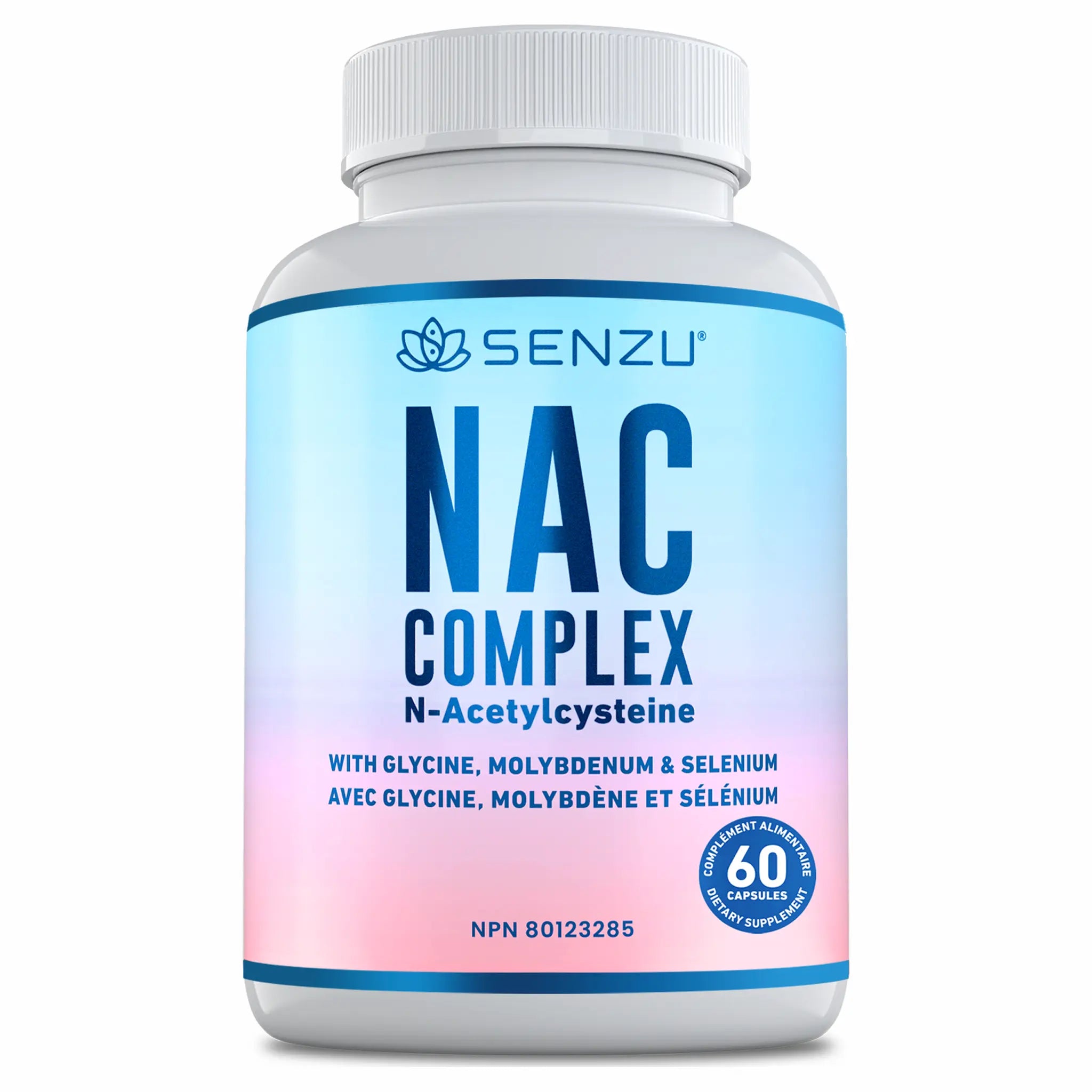NAC Complex 600 mg N-Acetyl-L-Cysteine with Glycine, Selenium & Molybdenum – Antioxidant Support for Glutathione Production, Liver & Immune Health – Once Daily Capsules Supplement