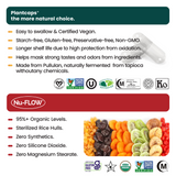 Plantcaps Nu-Flow vegan non gmo gluten free halal